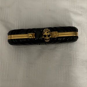 Alexander McQueen Knuckle leather clutch bag